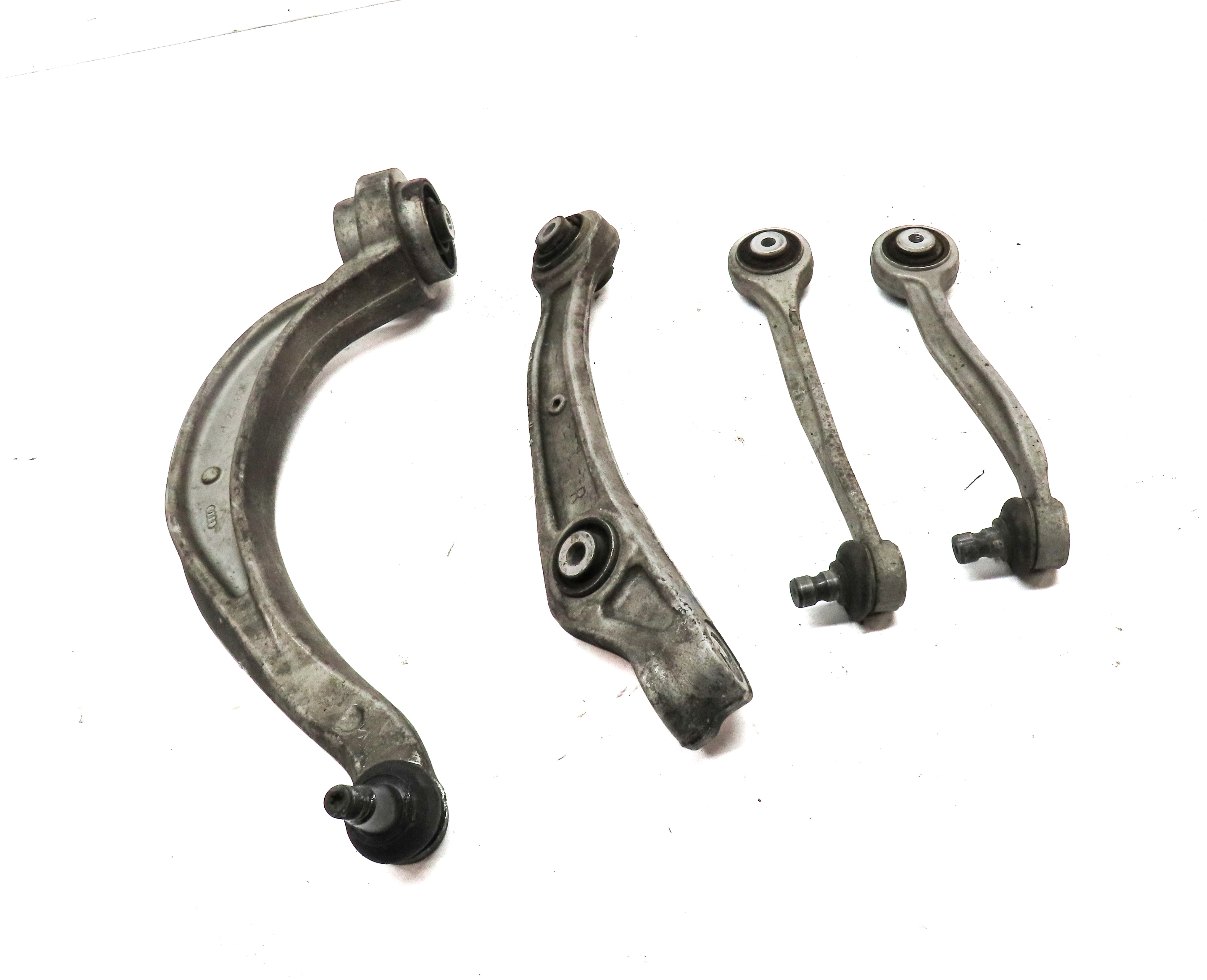 2009-2017 AUDI Q5 (8R) FRONT RIGHT PASSENGER FORWARD REARWARD CONTROL ARM SET 4 — exact item pictured